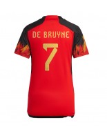 Belgie Kevin De Bruyne #7 Domácí Dres pro Dámské MS 2022 Krátký Rukáv